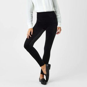 Spanx Black Velvet Leggings - image 1